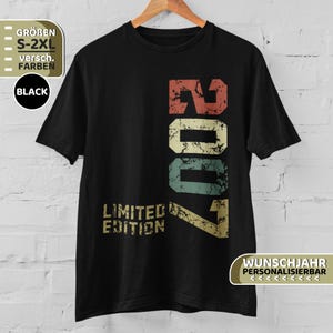 2007 Limited Edition Year 18th Birthday Shirt 18 Years Birthday Gift