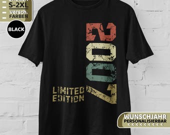 2007 Limited Edition Vintage 18th Birthday Shirt 18 Years Birthday Gift