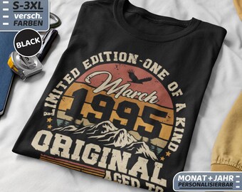 March 1995 - 1995 Birthday - 1995 Shirt - 30th Birthday - 30th Birthday Shirt - 30th Birthday T-Shirt - 30 Years Gift - 30 Gift Idea