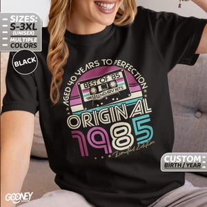 40th birthday, personalized gift, 40th birthday t-shirt, 40 years old shirt, vintage birthday shirt, retro 1985 birthday