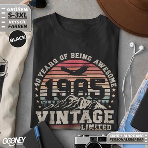 40th birthday, 40 years gift, 40th birthday shirt, 40th birthday TShirt, 1985, 1985 vintage shirt, 1985 birthday, 1985 shirt
