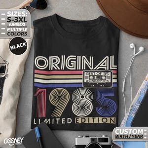 40th Birthday Retro T-Shirt 40 Years Gift Year 1985 born
