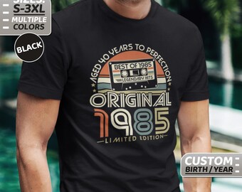 40th birthday, 40th birthday shirt, retro vintage birthday, 40 years old gift, 1985, born in 1985, 1985 vintage shirt