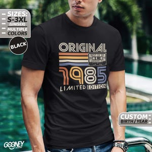 40th Birthday Retro T-Shirt 40 Years Gift Year 1985 born
