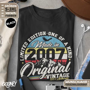 2007 - 2007 Birthday - 2007 Design - 18 Birthday - 18 Birthday Shirt -18 Years Old T-Shirt - 18 Years Gift - Birthday Gift