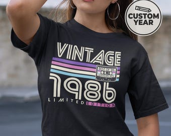 40th Birthday Gift for Her 1986 | Unique Gift Idea for Women Shirt | Perfect Birthday Present for Best Friend | Turning 40 T-shirt