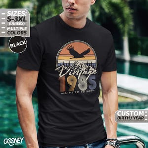 40th Birthday Retro Vintage T-Shirt 40 Years Gift Born in 1985