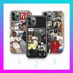 NAS D1 Phone Case For Apple iPhone 11 12 13 14 15 16 e 17 Air PRO Plus Mini Max American Rapper Rap Kings Disease Hip Hop Gangsta Rap