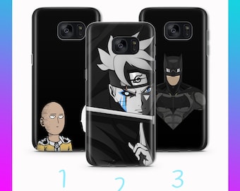 Cartoon D7 Phone Case Cover For Samsung Galaxy S5 S6 S7 S8 S9 Edge Plus LTE Neo Random Cartoon Characters Network Funny Iron Man Joker