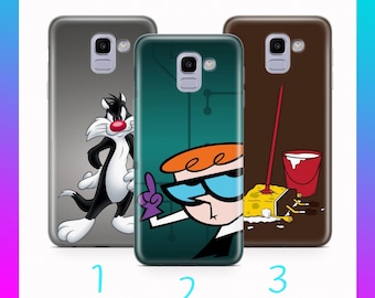 Cartoon D9 Phone Case Cover For Samsung Galaxy A3 A5 A6 A7 A8 J3 J5 J6 J7 Models Random Cartoon Characters Network Funny Iron Man Joker