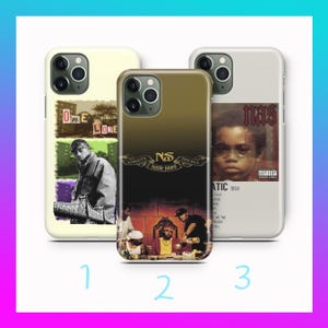 NAS D9 Phone Case For Apple iPhone 11 12 13 14 15 16 e 17 Air PRO Plus Mini Max American Rapper Rap Kings Disease Hip Hop Gangsta Rap
