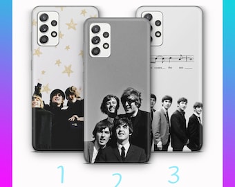 Cover per telefono The Beatles D2 per Samsung A14 A15 A16 A17 A25 A26 A33 A34 A35 A36 A53 A54 A55 A56 A72 A73 + altri modelli Gruppo rock britannico Musica
