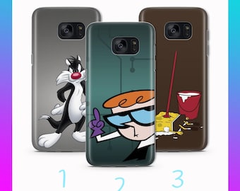 Cartoon D9 Phone Case Cover For Samsung Galaxy S5 S6 S7 S8 S9 Edge Plus LTE Neo Random Cartoon Characters Network Funny Iron Man Joker