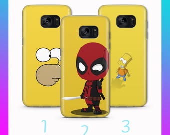 Cartoon D4 Phone Case Cover For Samsung Galaxy S5 S6 S7 S8 S9 Edge Plus LTE Neo Random Cartoon Characters Network Funny Iron Man Joker