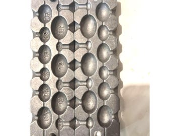 Moule à Plomb Olive 20g – Pêche Eau Douce Et Mer – Aluminium – Fishing4U