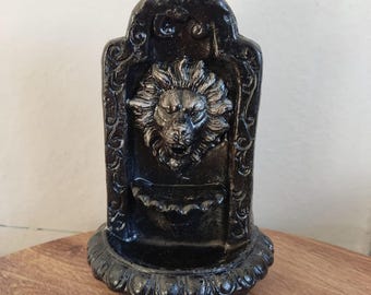 Handmade Lion Backflow incense burner, stoneware Incense holder, mystical meditiation gifts, gift for her him, home decor, home accessories