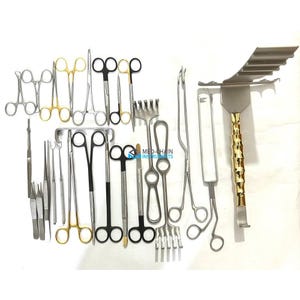 Abdominoplasty Tummy Tuck Plastic Surgery Instruments Set of 36 Pieces