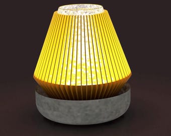 Barras con patrón de madera para pantalla de lámpara, archivo STL 3D