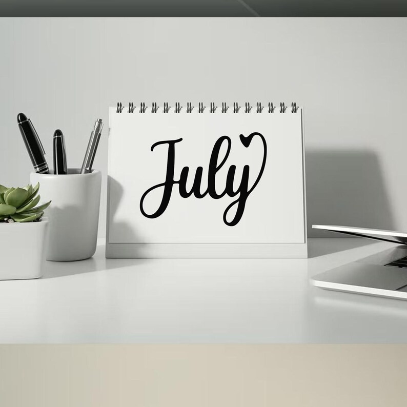 12 Months of the Year Svg Bundle, Cricut Files, Png, Digital Download ...