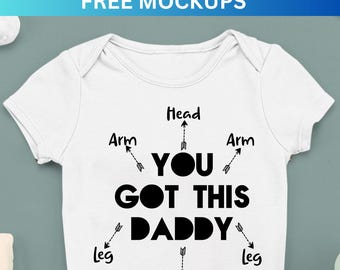 You Got This Daddy PNG: Baby Onesie Design, New Dad SVG (Digital Download