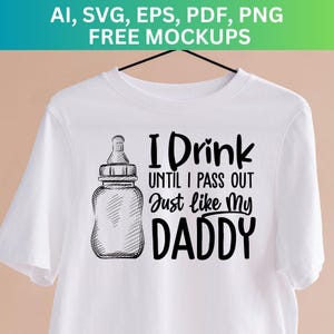 I drink until I pass out Png Sublimation Design, Baby bottle png, Newborn boy Png, Milk Png Drink png, Sublimation Design, Digital Download