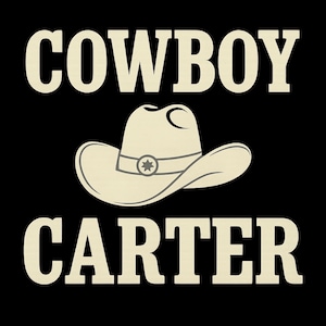 Cowboy Carter PNG SVG – Design digital inspirado em Beyoncé para camiseta, adesivo, Cricut, sublimação, gráfico de turnê ocidental