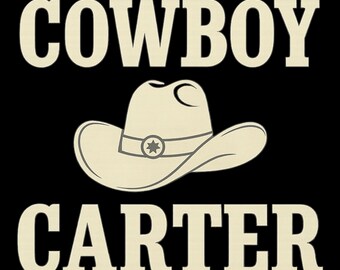 Cowboy Carter Design: Western Graphic - Cricut, Sublimation (PNG, SVG)