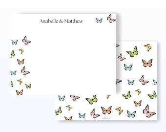Butterfly Stationery – Custom Notecards – Personalized Gift