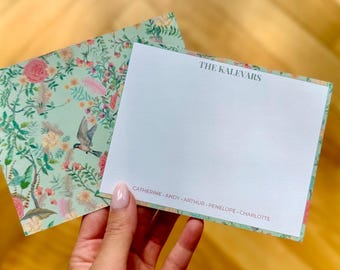 Personalized Stationery - Custom Stationery – Notecards with Names -