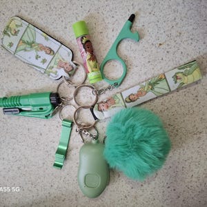 Girls Princess safety Keychain