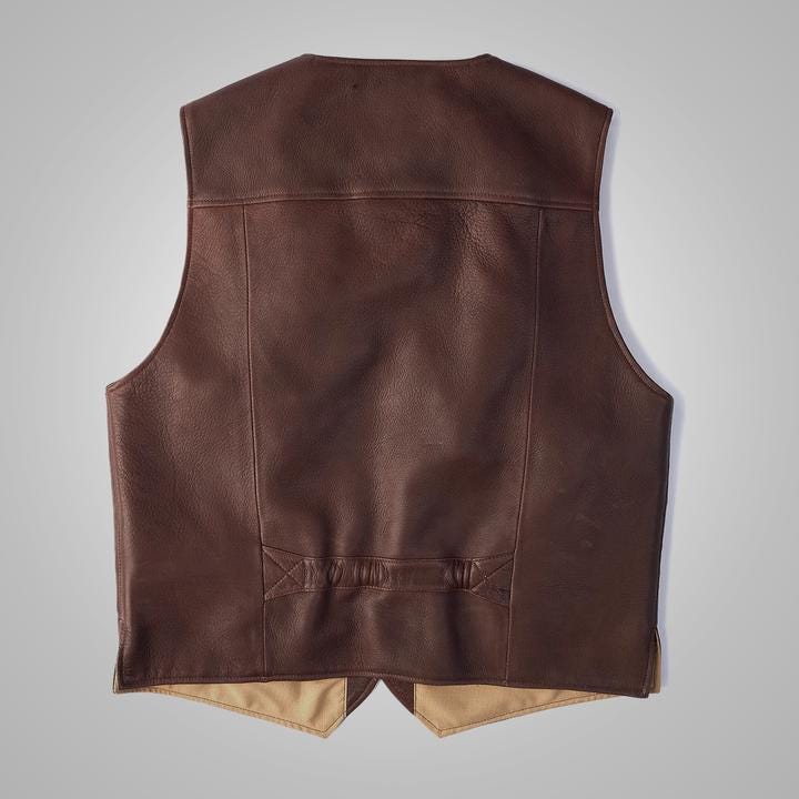 JACOB Chiodo Da Uomo Marrone Shearling Style - Foto 11