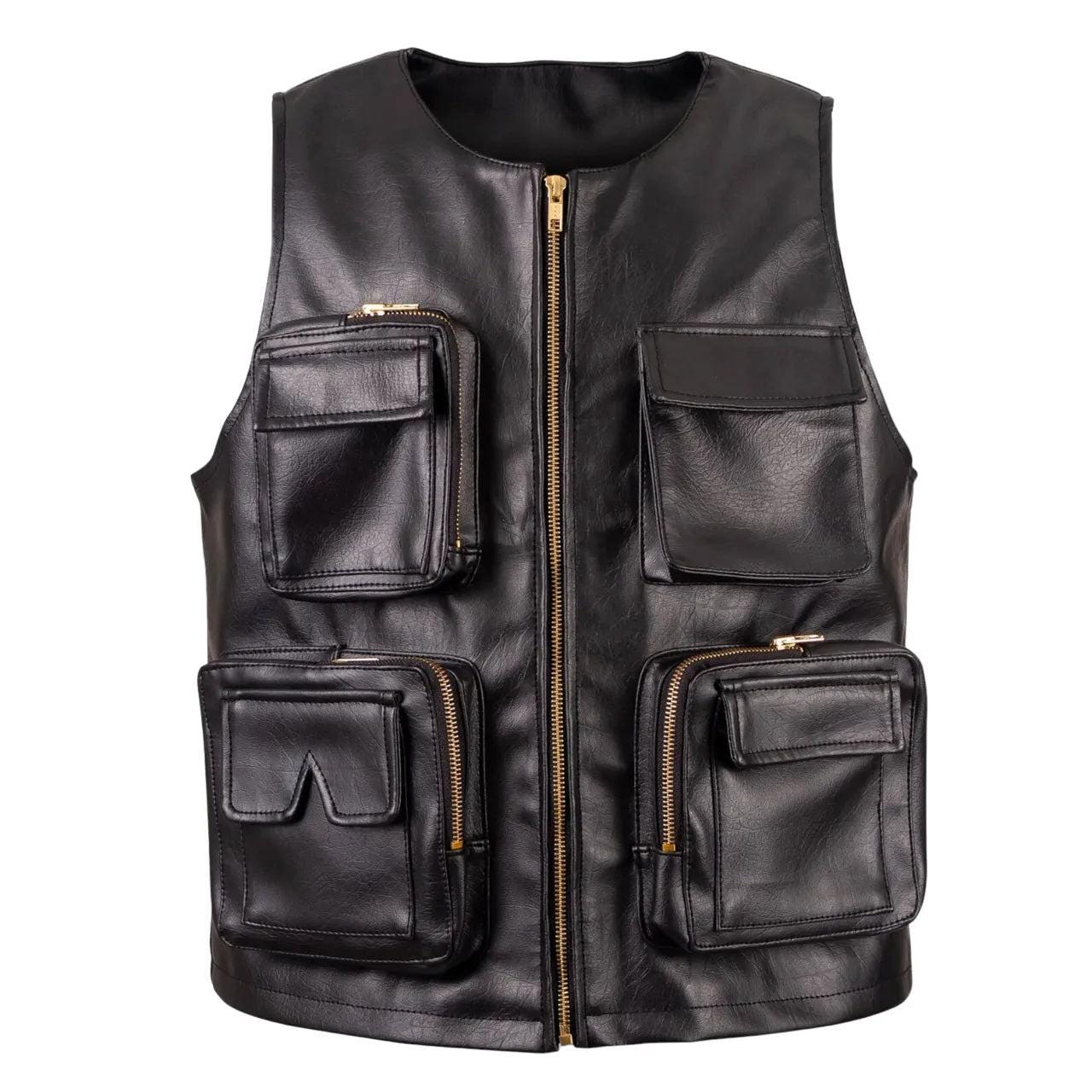Vintage biker vest - Etsy 日本