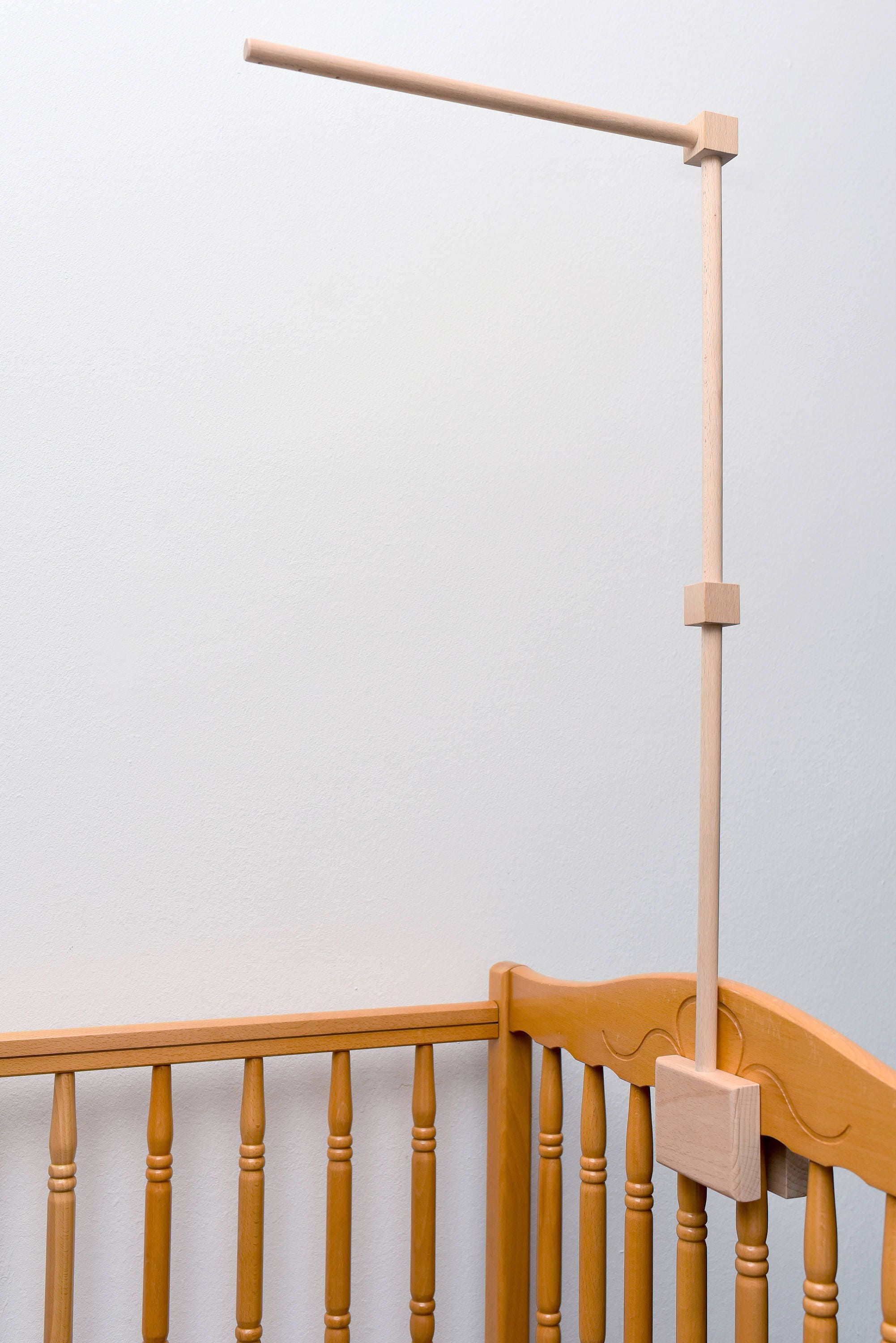 Baby Crib Wooden Mobile Arm Baby Mobile Stand Nursery Mobile Etsy UK