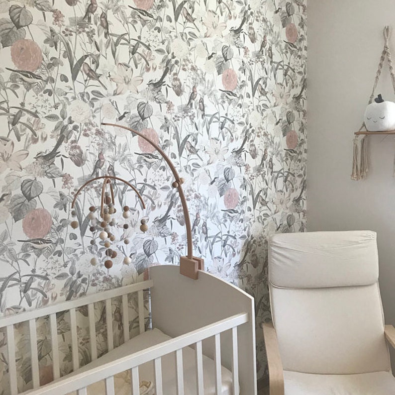 Baby Crib Wooden OAK Mobile Arm Baby Mobile Stand Nursery Etsy UK