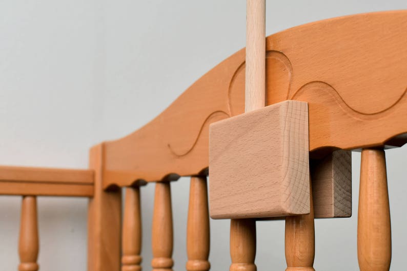 Baby Crib Wooden Mobile Arm Baby Mobile Stand Nursery Mobile Etsy