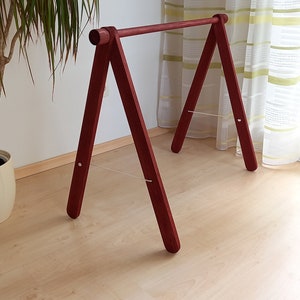 Babygym, houten babyspeelgym Mahogany