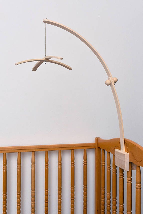 Baby Crib Wooden MAPLE Mobile Arm Baby Mobile Stand 