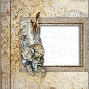 Simple framed floral designs - 5 Digital Planner Covers set compatible with GoodNotes, Notability, Xodo, Noteshelf, etc.
