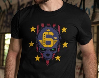 6th Street Tshirt Cyberpunk Style für Cosplay Gaming Merch Shirt Geschenk für Frauen und Männer Unisex