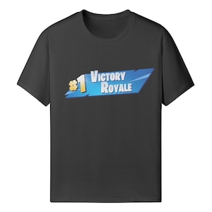 Victory Royale Tshirt Battle Gaming Nerd Shirt Gift for Him and Her Merch Boyfriend Girlfriend Kids