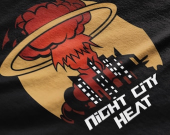 Night City Heat Tshirt Cyberpunk Style Game Merch Cosplay Costume Shirt Gift for Men and Women Unisex