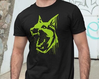 Dog Town Tshirt Phantom Cyberpunk Liberty Style Spiel Cosplay Kostüm Merch Shirt Geschenk für Männer und Frauen Unisex