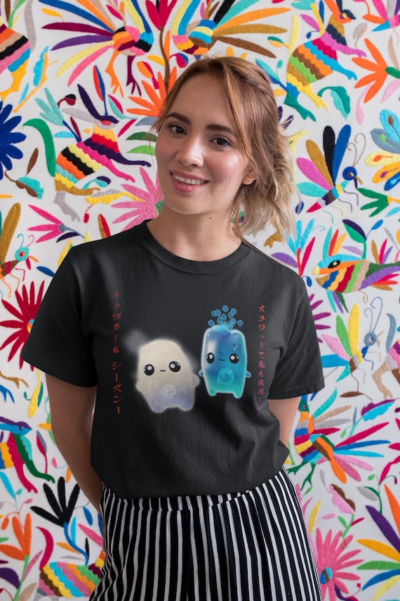 Air and Water Sprite Tshirt Blue White Ghost Spirit Gaming Nerd Shirt Gift for Him and Her Merch Boyfriend Girlfriend Kids