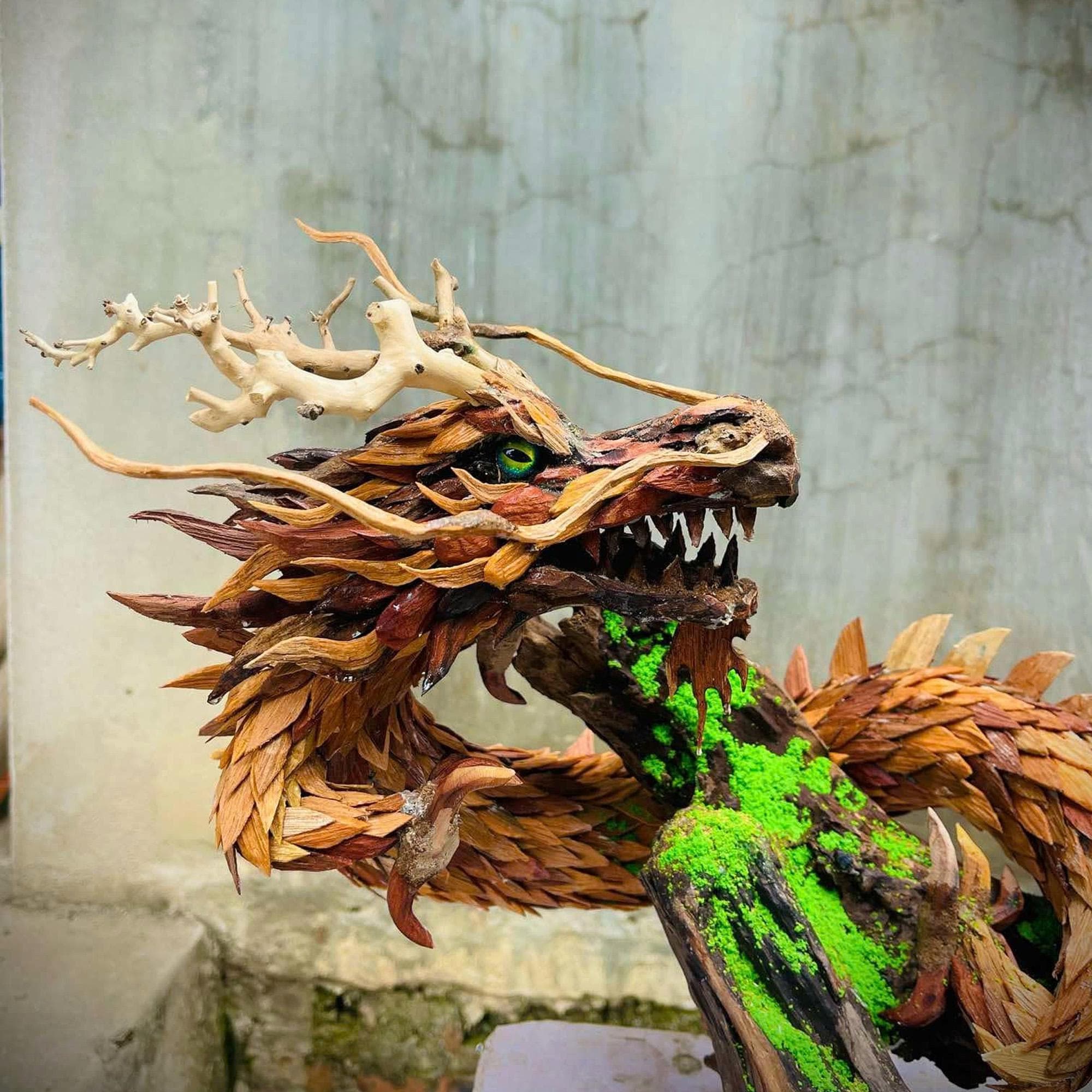 水槽の流木ドラゴンの彫刻水景木製水槽の装飾 - Etsy 日本