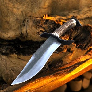 Personalized hunting knife with custom engraving. Perfect deer camp gift or keepsake for hunters, outdoorsmen, and collectors Gift