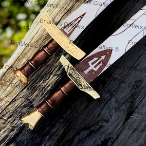 Custom Riptide Schwert Von Percy Jackson, geschmiedetes Olympisches Schwert Anaklusmos, Percy Jackson Geschenke, begabter Spieler, Handschmieden Schwert, Messer Geschenk