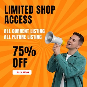 TIENDA COMPLETA - Todos los diseños pasados y futuros - Acceso a Google Drive - Tienda Etsy completa, tarjetas de cumpleaños, hojas de cálculo de presupuesto, diseño de camisetas, etc.
