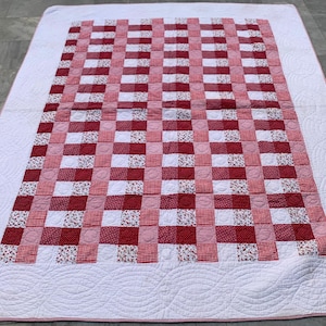 Vintage Patchwork Blanket, Colorful Blanket, Throw Blanket, Home Decor, Sofa Blanket, Patchwork Quilt, Patchwork Bedspread, 220 x 169 cm
