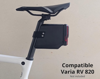 Toolbox aero [SEATPOST] avec support Garmin Varia 820