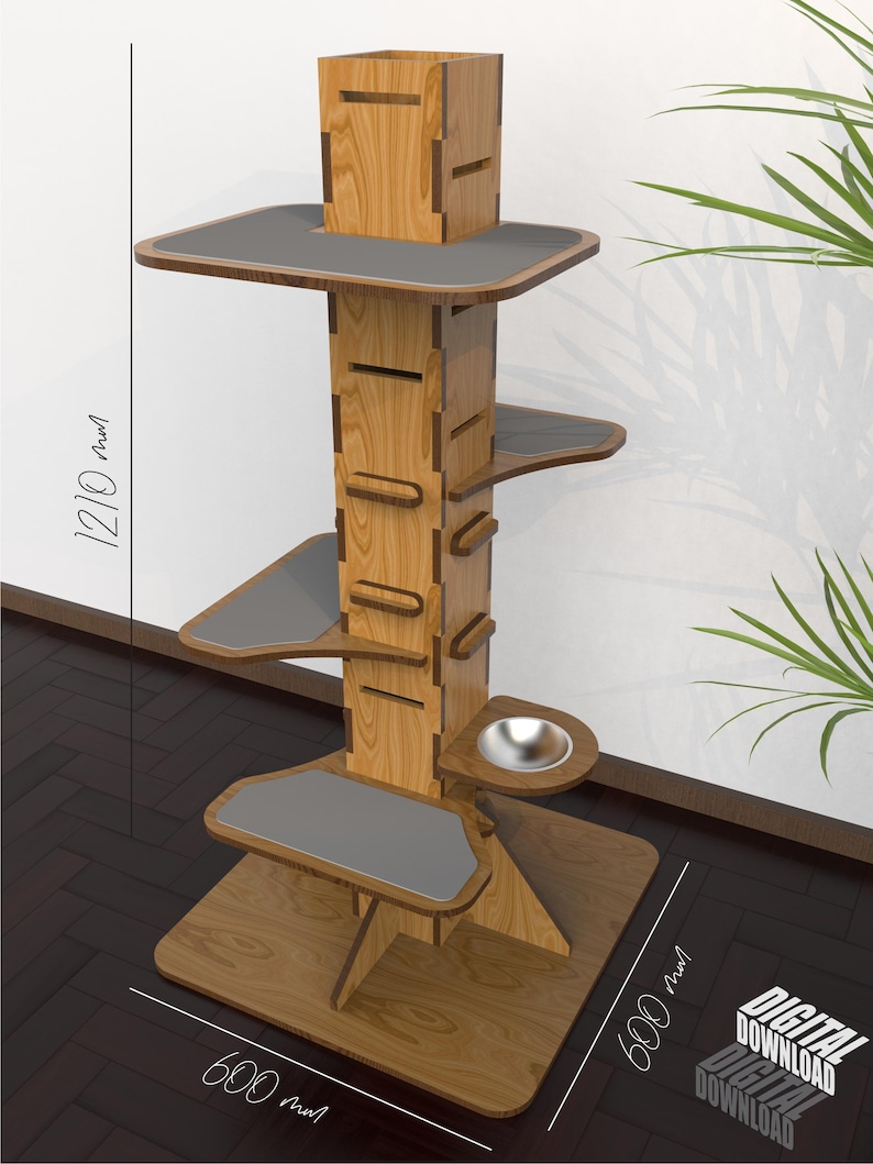 Stackable Cat Tree Modular Climbing Cat Tower – Customizable & Stackable Design - Etsy